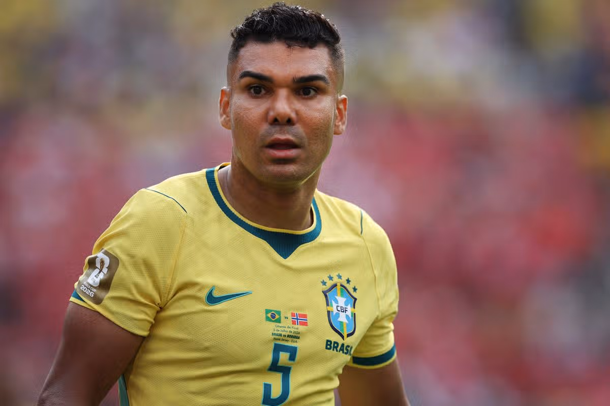 Si Casemiro habang nagsasalita tungkol sa kanyang paglipat sa Inter Miami