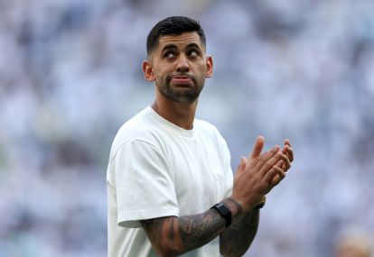 Si Cristian Romero ng Tottenham Hotspur sa isang laro sa London