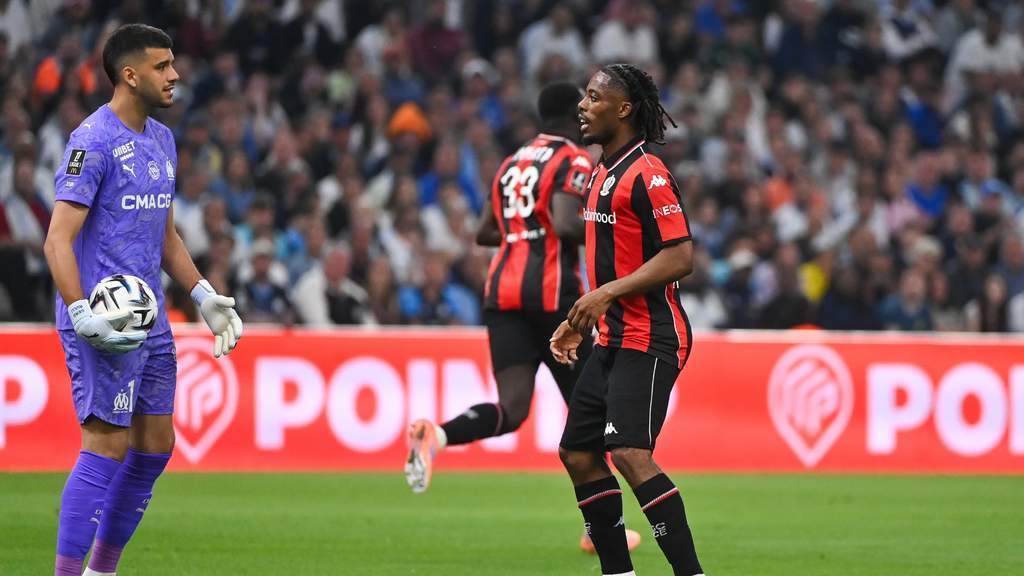 Magkasamang naghahanda ang OM at Nice para sa kanilang match amical sa Pransiya