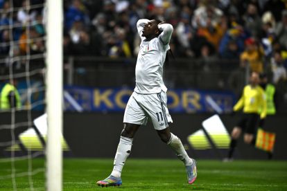 Si Moise Kean sa isang laban ng pambansang koponan ng Italya