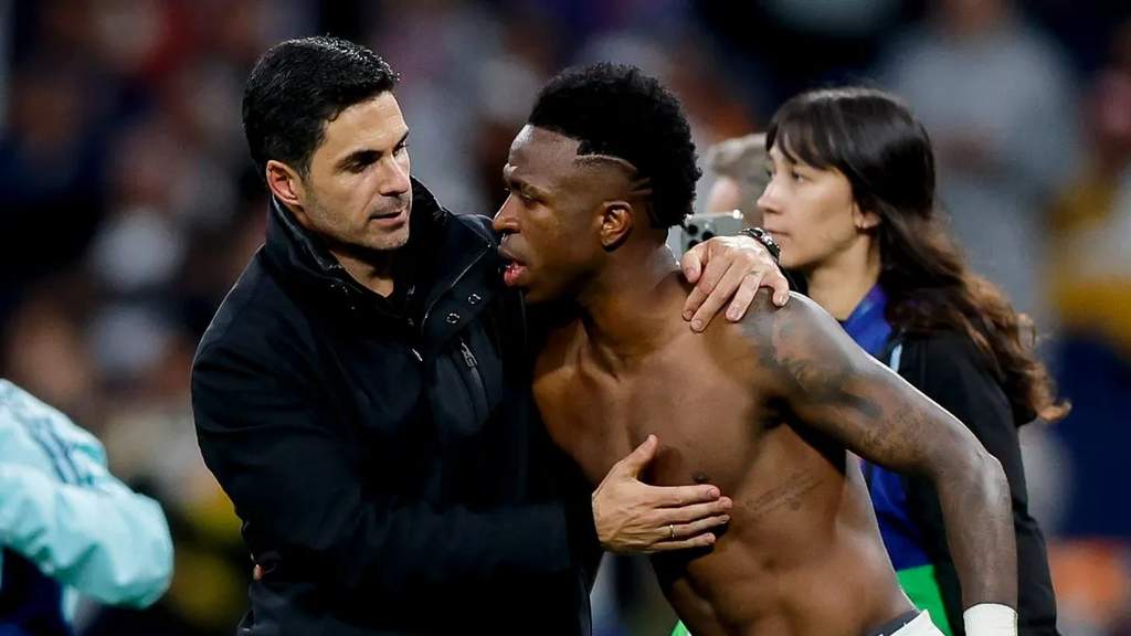Vinicius Junior ng Real Madrid na iniuugnay sa malaking paglipat patungong Arsenal ngayong tag-init.